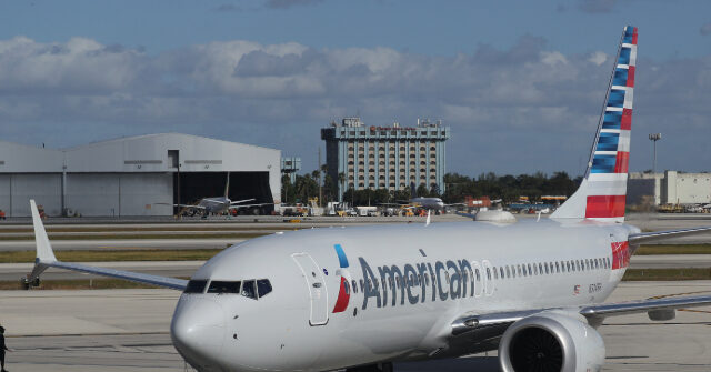 American Airlines Boeing Plane Aborts Takeoff, as Tire Blows on Runway, Producing Flames and Smoke
