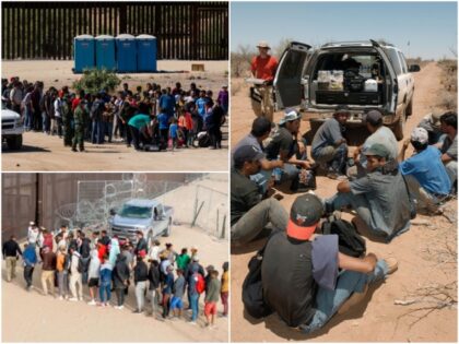 Biden Admin Migrant Apprehensions in 2024 (File Photos: Getty Images)