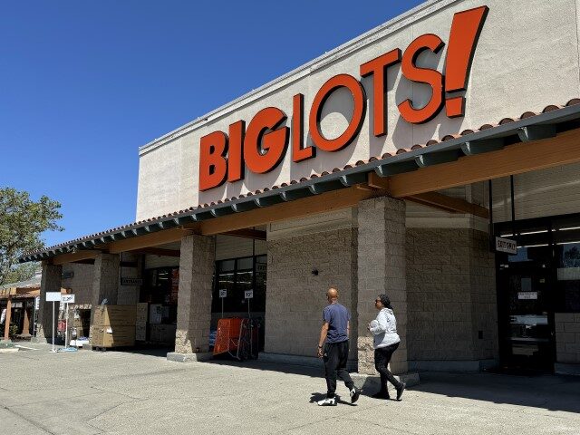 A sign is posted in front of a Big Lots store on June 07, 2024 in Hercules, California. Di