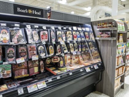 Athens, Georgia, Publix, Grocery Store Boar's Head deli meats, display. (Jeffrey Gree