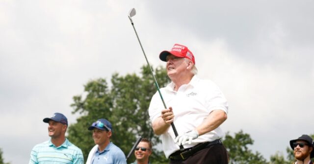Trump Mocks Biden While Crushing Massive Shot: 'Think Biden Could Do That?'