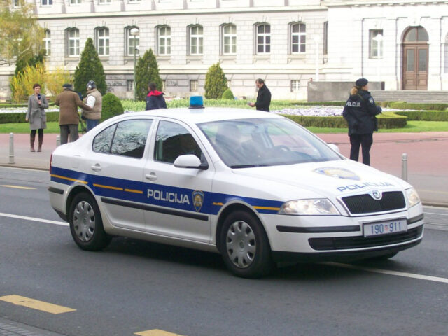 Croatian police car, 2008