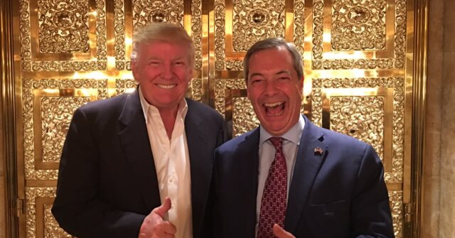 Trump Congratulates Nigel Farage on 'Big WIN' in British Election