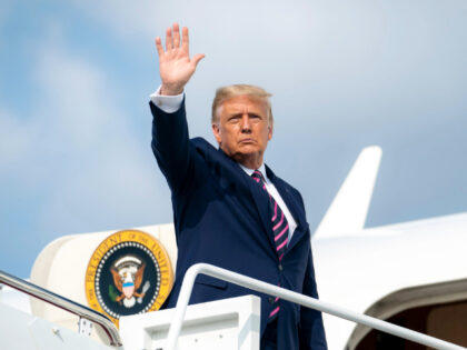 President Trump Boards Air Force One