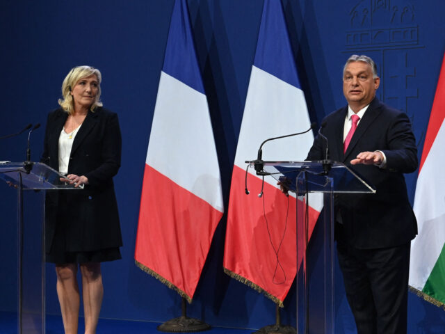 Leader of French far-right party Rassemblement National (RN) and candidate for the preside