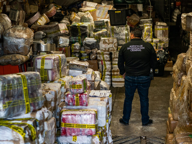 TIJUANA, MEXICO - OCTOBER 18: Officials from Mexicos attorney generals office unloaded hun