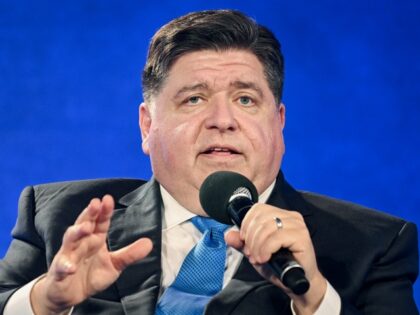 J.B. Pritzker, governor of Illinois, during the International Economic Forum Of The Americ