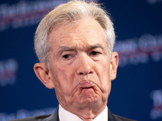 WASHINGTON, DC - JULY 15: Federal Reserve Chairman Jerome Powell speaks during an intervie