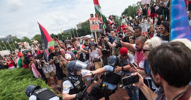 NPR: 'Atmosphere Was Largely Peaceful' at anti-Netanyahu Events with 'Some Skirmishes with Police'