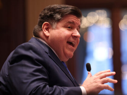 Illinois Gov. J.B. Pritzker delivers his State of the State and budget address before the