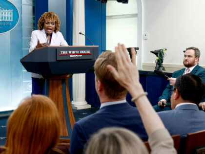 Karine Jean-Pierre Holds Press Briefing At The White House