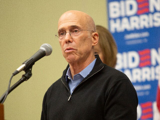 Jeffrey Katzenberg, founder and managing partner of WndrCo LLC, during a news conference h