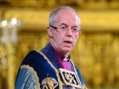 In this Sunday Nov. 11, 2018 file photo, Archbishop of Canterbury Justin Welby makes an ad