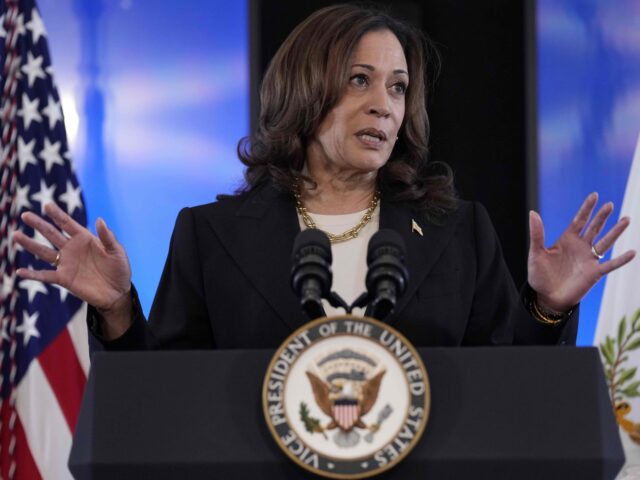 Vice President Kamala Harris speaks about conflict sexual violence before a screening of &