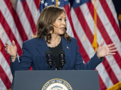 Vice President Kamala Harris campaigns for President as the presumptive Democratic candida