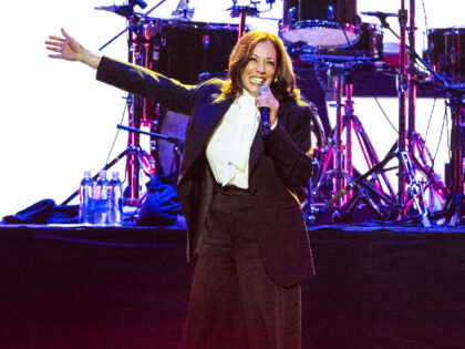 NEW ORLEANS, LOUISIANA - JULY 05: Kamala Harris speaks onstage during 2024 ESSENCE Festiva