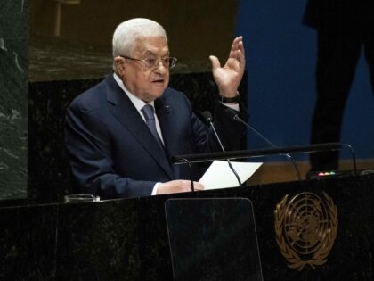 Palestinian President Mahmoud Abbas addresses the 78th session of the United Nations Gener