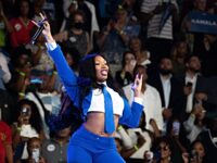 Video: Megan Thee Stallion Performs Song About Her ‘Fat Pu**y’ at Kamala Harris Campaig