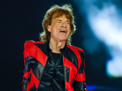 Foxborough, MA - May 30: Mick Jagger performs with The Rolling Stones at Gillette Stadium.