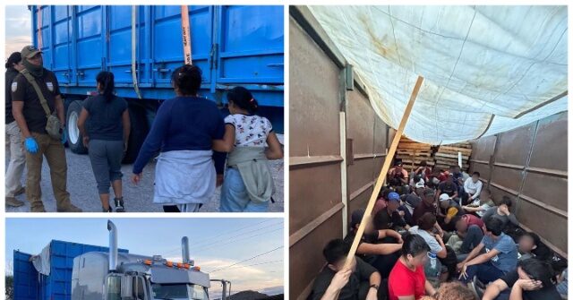 63 U.S.-Bound Migrants Found in Tractor-Trailer by Mexican Immigration Officers