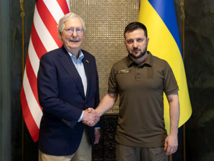 In this handout photo provided by the Ukrainian Presidential Press Office, Ukrainian Presi