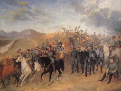 Mosby's Rangers Returning from a Raid, Public Domain