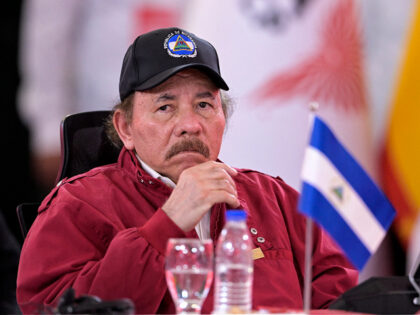 Nicaragua's President Daniel Ortega is pictured during the summit of the Bolivarian Allian
