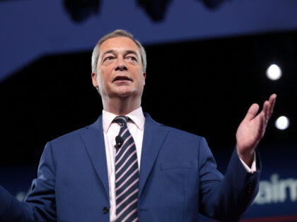 Member of the European Parliament Nigel Farage speaking at the 2017 Conservative Political