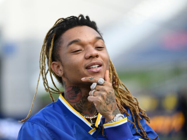 LOS ANGELES, CA - DECEMBER 08: Rapper Swae Lee who will perform during the halftime before