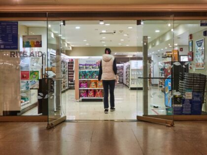 A customer inside a Rite Aid store in New York, US, on Monday, Oct. 16, 2023. US pharmacy