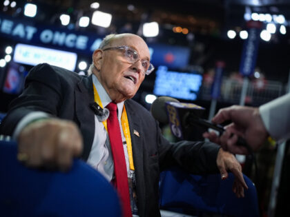 MILWAUKEE, WISCONSIN - JULY 16: Rudy Giuliani, former personal lawyer for former U.S. Pres