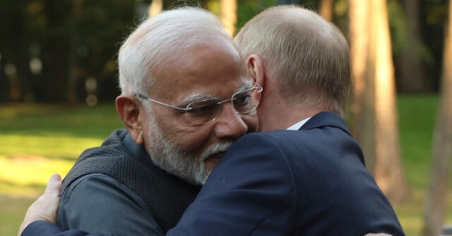 Indian Prime Minister Narendra Modi Visits Moscow for Talks with Vladimir Putin