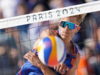 Convicted Rapist Booed at First Paris Olympics Beach Volleyball