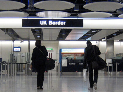 The UK Border at Heathrow Airport, Wikipedia Commons