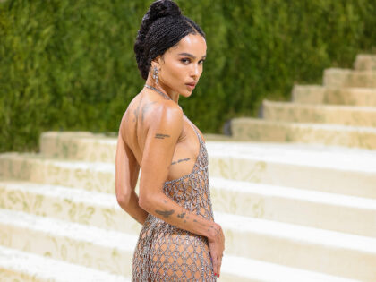 NEW YORK, NEW YORK - SEPTEMBER 13: Zoë Kravitz attends The 2021 Met Gala Celebrating In A