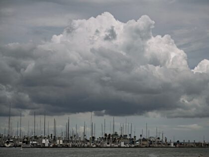 Boats sit in a marina ahead of the arrival of Tropical Storm Beryl in Corpus Christi, Texa