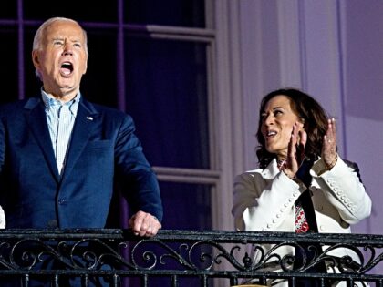 US First Lady Jill Biden, from left, President Joe Biden, Vice President Kamala Harris, an