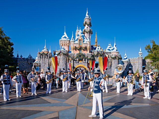 ANAHEIM, CA - NOVEMBER 25: General views of Sleeping Beauty Castle at Disneyland during th