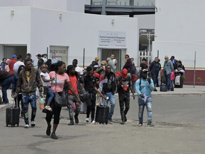 TIJUANA, MEXICO - MAY 16: Some Haitian migrants were told to return back to Tijuana, Mexic