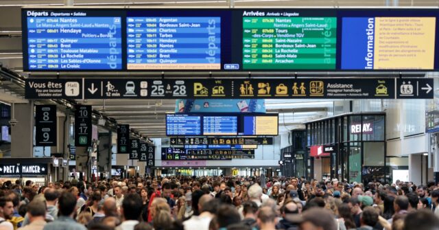 'Sabotage' Hits France's High Speed Rail Network Hours Before Olympics