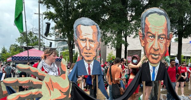 Protests, Maggots Target Netanyahu During Visit to D.C.