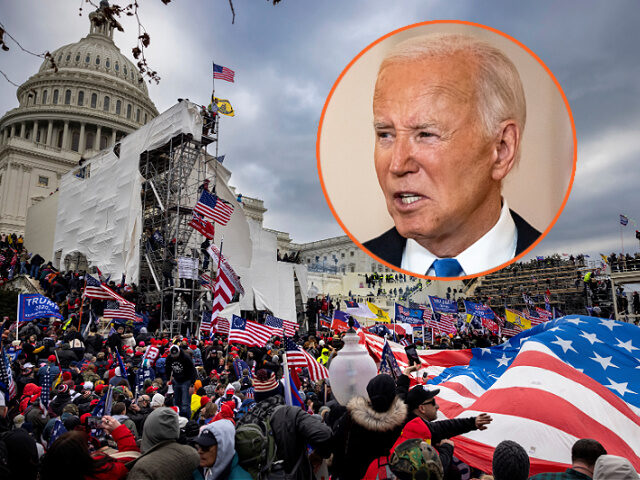 January 6, 2021, Inset: President Joe Biden