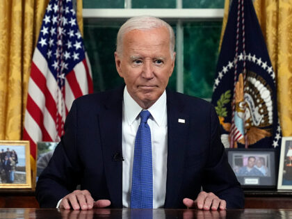 WASHINGTON, DC - JULY 24: U.S. President Joe Biden speaks from the Oval Office of the Whit