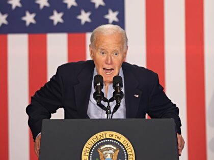 MADISON, WI - JULY 5: President Joe Biden speaks at a rally in Madison, Wisconsin on July