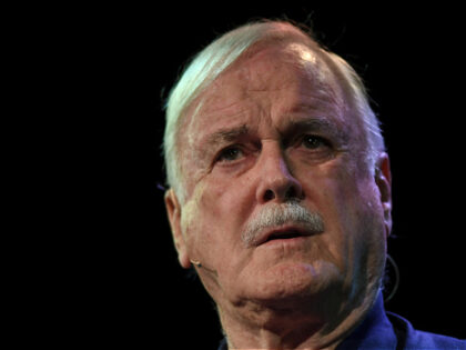 John Cleese, an English actor, comedian, screenwriter, and producer speaks at Pendulum Sum
