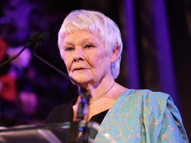 British actress Judi Dench performs during the "Celebration Of Shakespeare" event at Grosv
