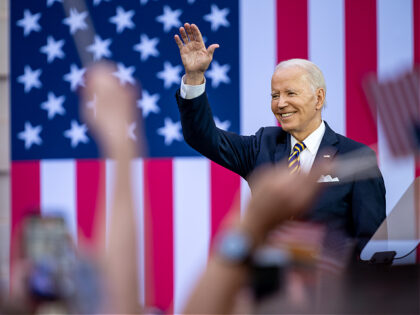 President Joe Biden delivers remarks Wednesday, July 12, 2023, at Vilnius University in Vi