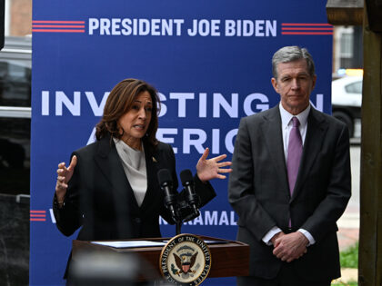 DURHAM, USA - MARCH 01: Vice President Kamala Harris continues her work on advancing econo