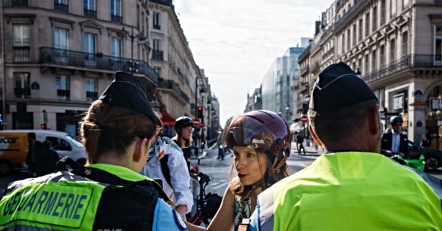 NextImg:Central Paris Enters Lock Down for Olympics as Athletes, Fans Arrive