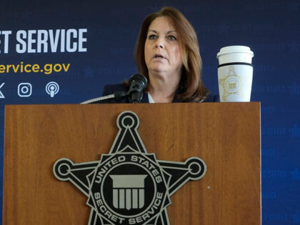 U.S. Secret Service Director Kimberly Cheatle speaks during a Republican National Conventi